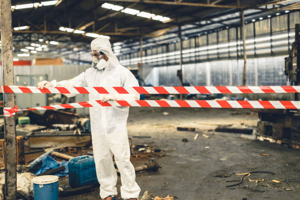 Professional Biohazard technician working in Oviedo, FL